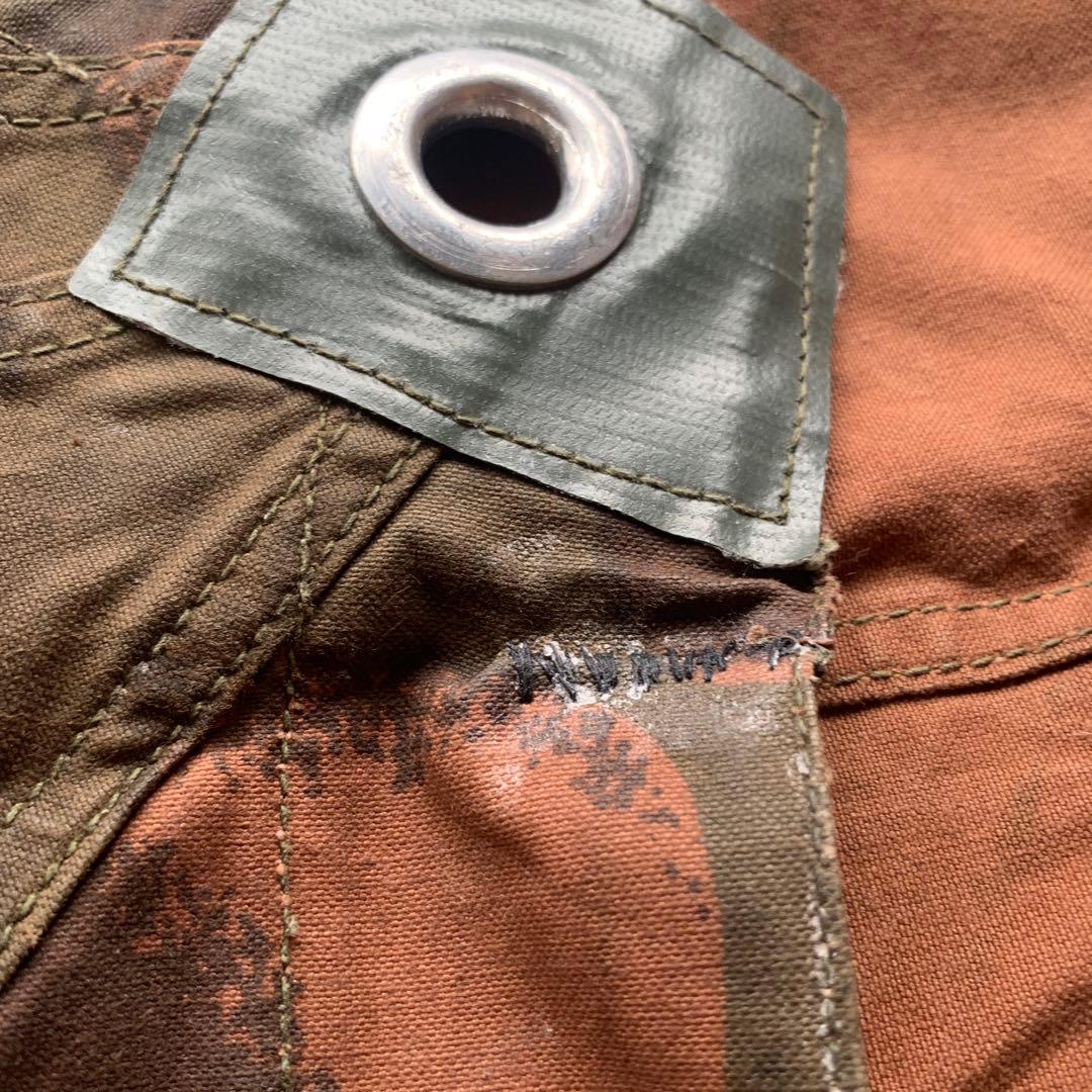 さ*く様 【人気軍幕】美品 1990年 ハンガリー ハリケーンカモ×2枚 1枚レ