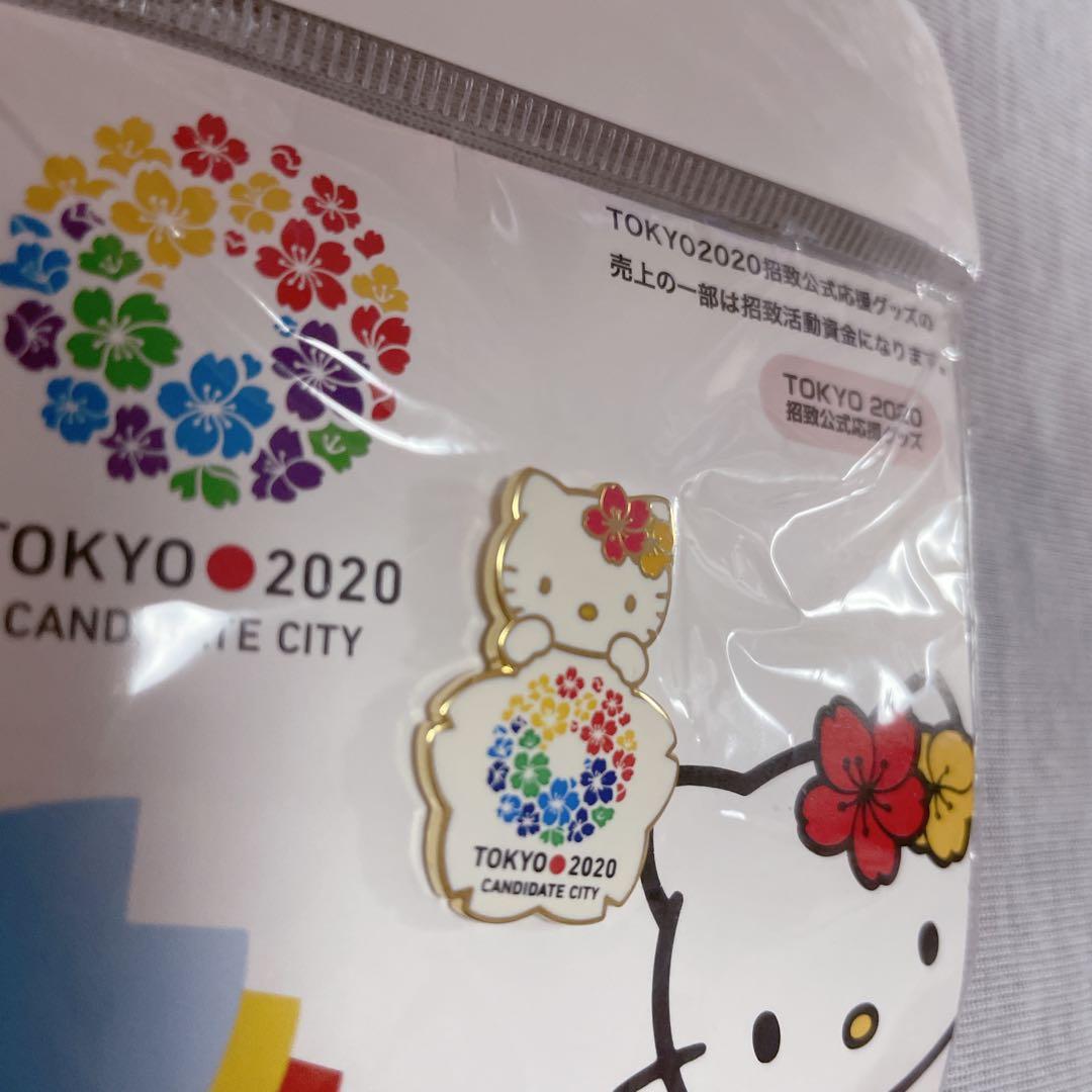 ハローキティ激レア♡TOKYO2020オリンピック招致公式応援グッズ ピンバッジ