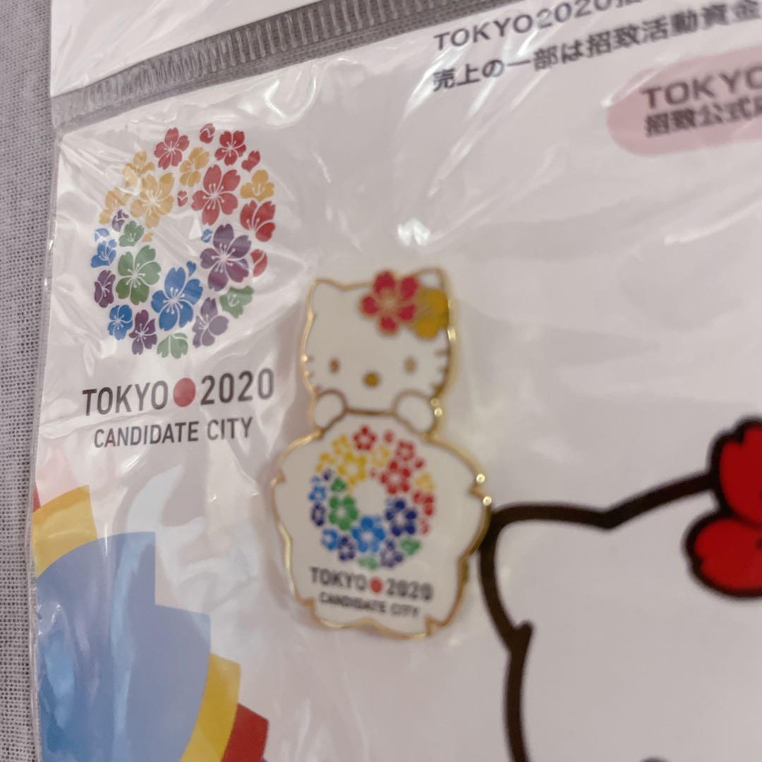 ハローキティ激レア♡TOKYO2020オリンピック招致公式応援グッズ ピンバッジ
