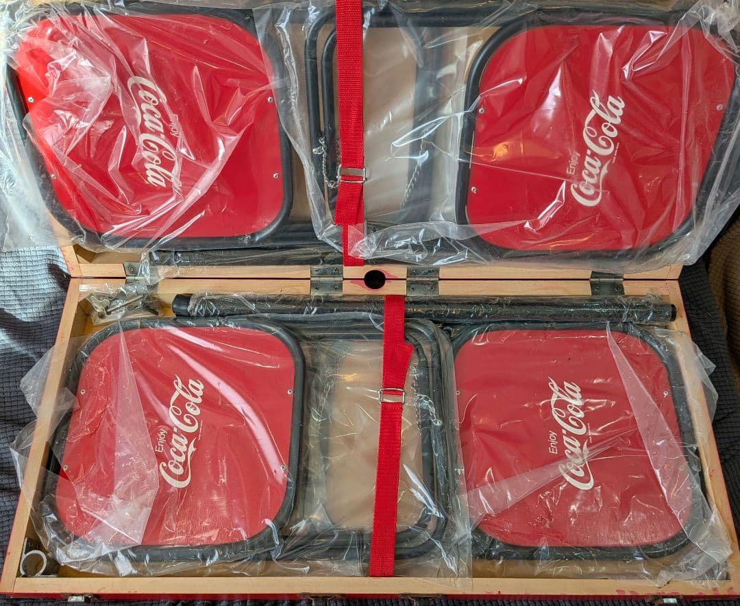 ！レア！非売品　コカ・コーラCoca-Cola　アウトドアテーブルチェアセット