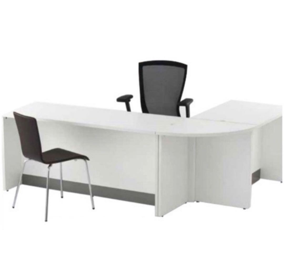 ローカウンター デスク 3点フルセット ホワイト