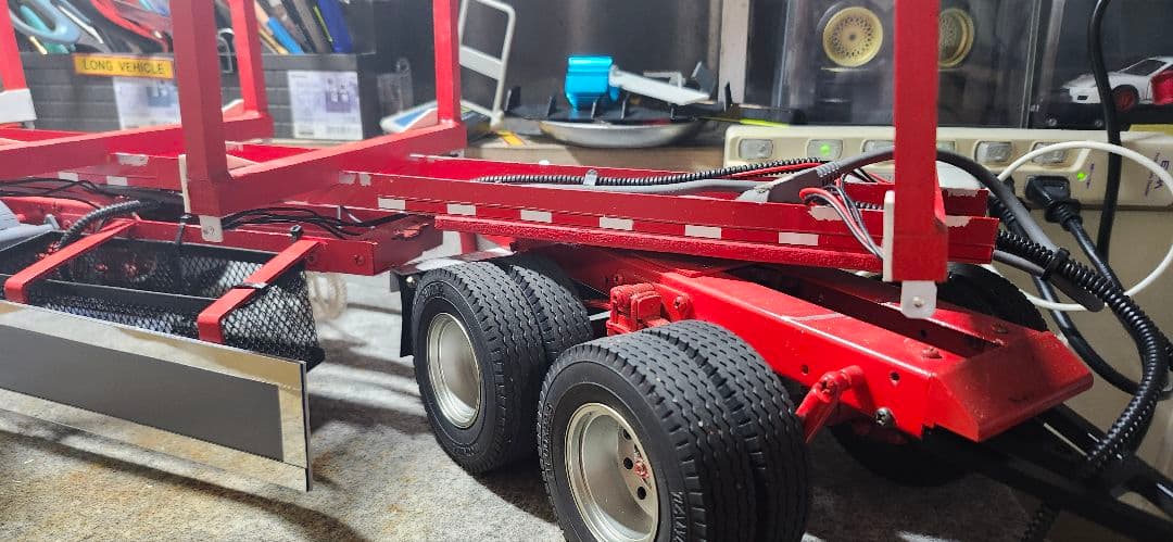 タミヤ　1/14フルトレーラー材木トレーラー