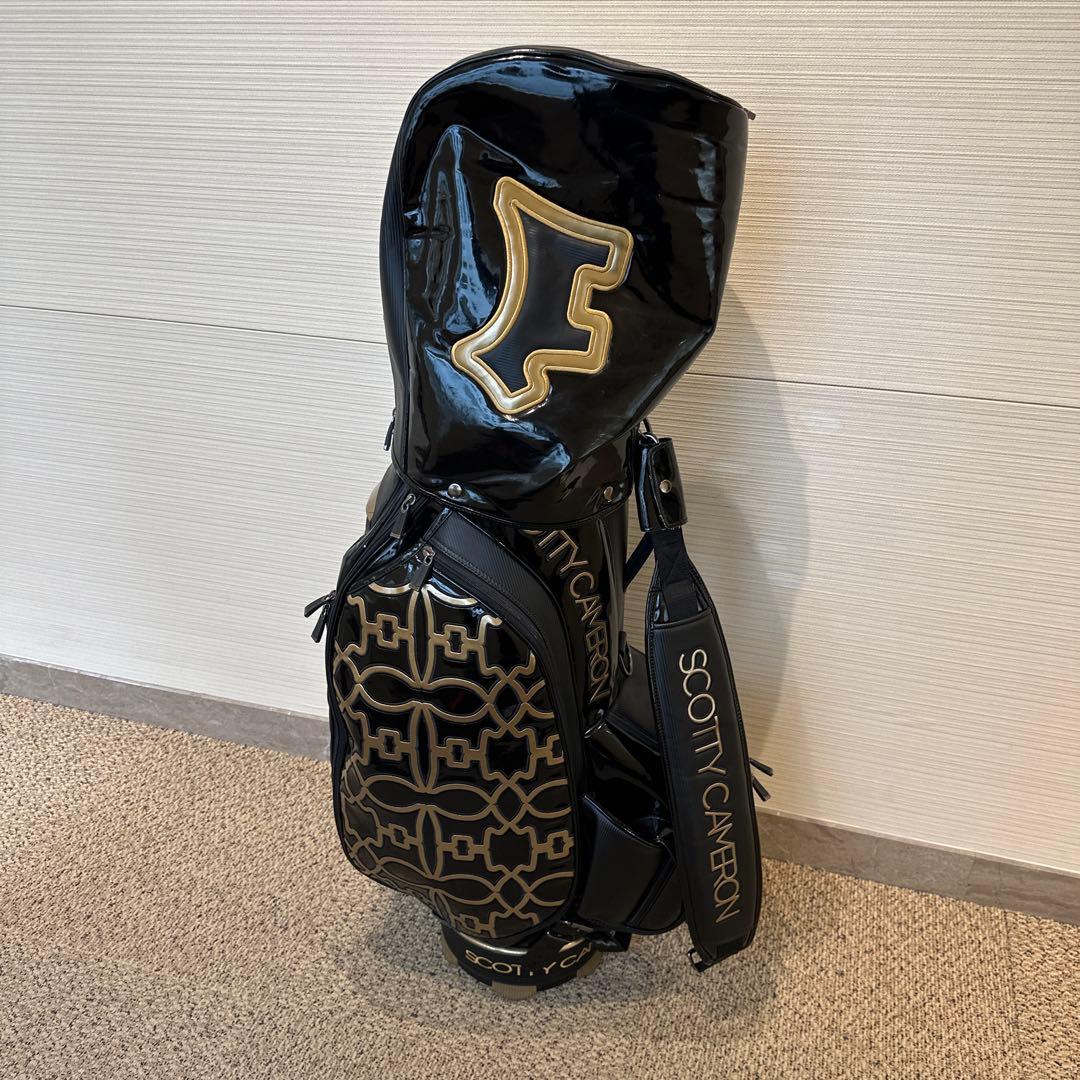 【希少・美品】SCOTTY CAMERON ゴルフキャディバッグ ドッグ　黒