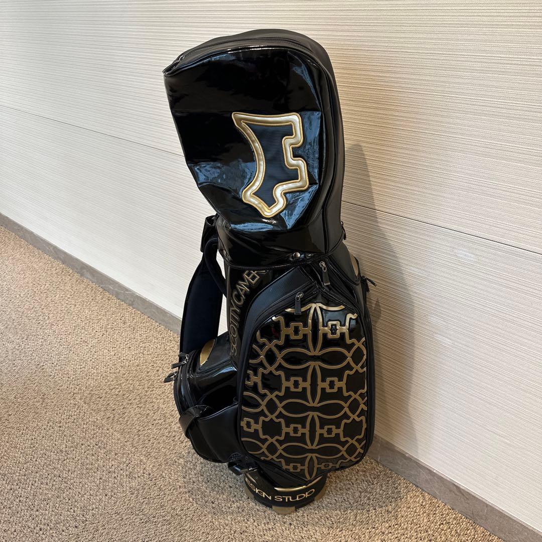【希少・美品】SCOTTY CAMERON ゴルフキャディバッグ ドッグ　黒