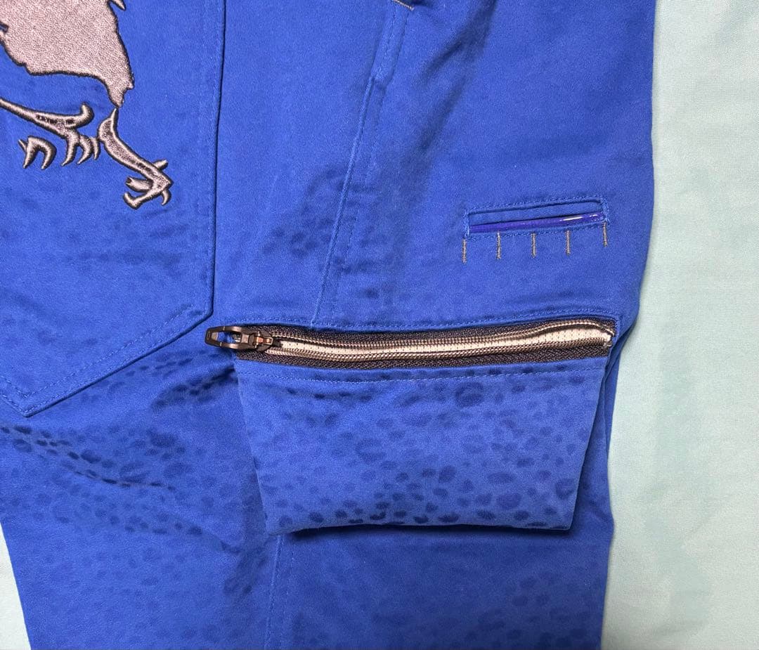 W79☆新品☆ オークリー メンズ スカル刺繍3Dテーパードパンツ　裏起毛