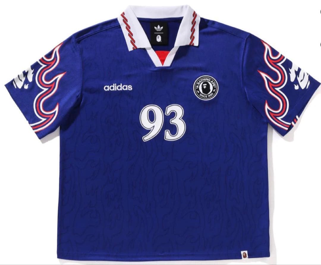 BAPE ADIDAS FLAME JERSEY L 日本代表　soccer