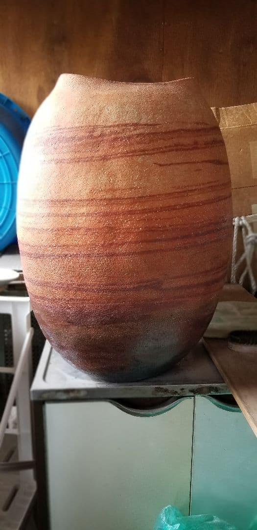 益子焼 花瓶 未使用