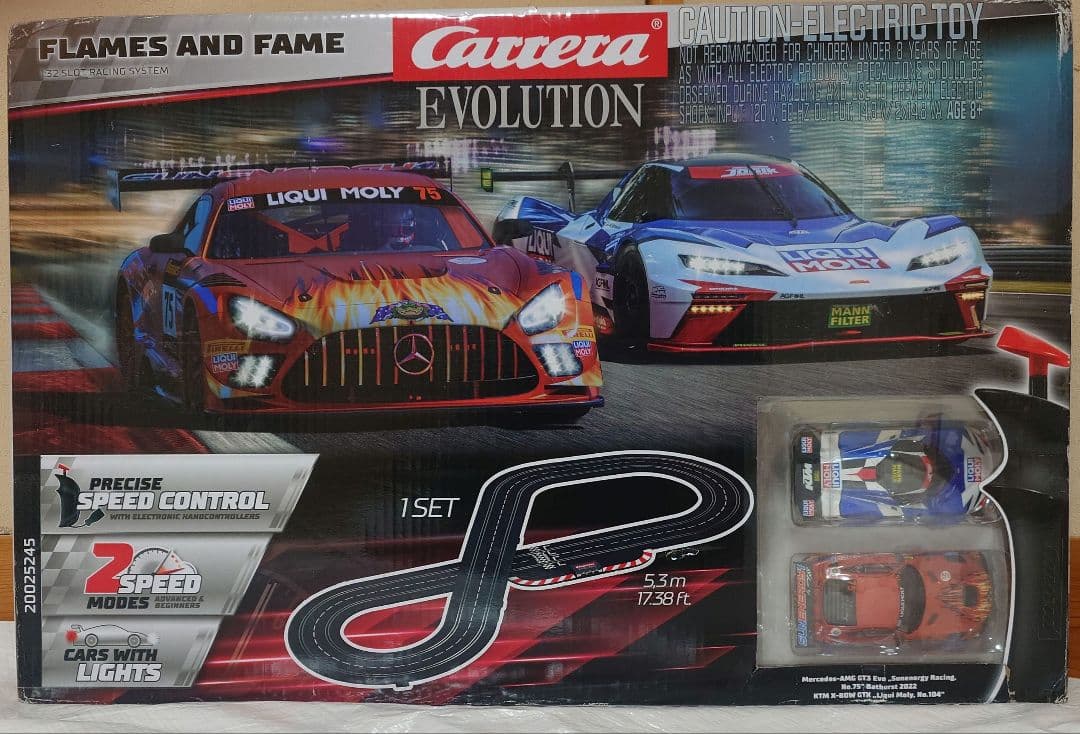 カレラCARRERA Evolution炎と名声 スロットカーコースセット中古品