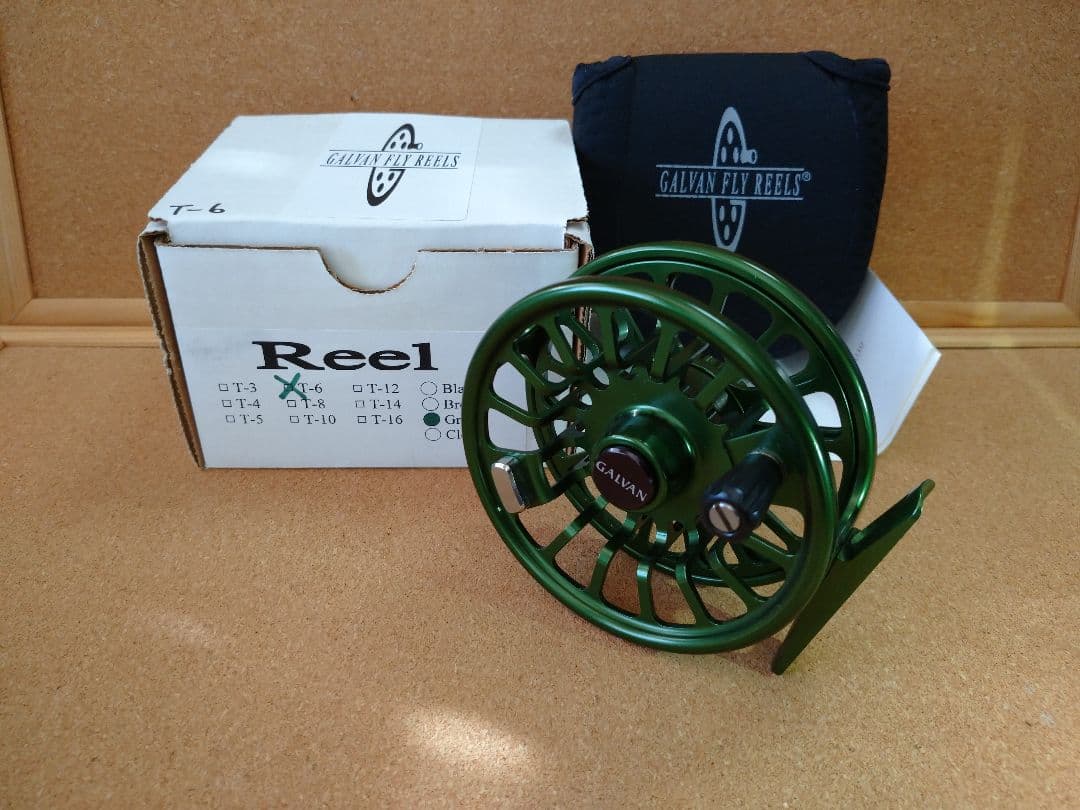 ガルバン フライリール トルクシリーズ グリーン T－６ ラージアーバー 新品