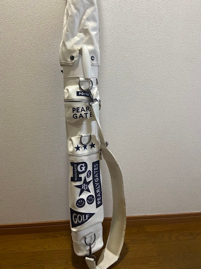 PEARLY GATES キャディバッグ ホワイト♡