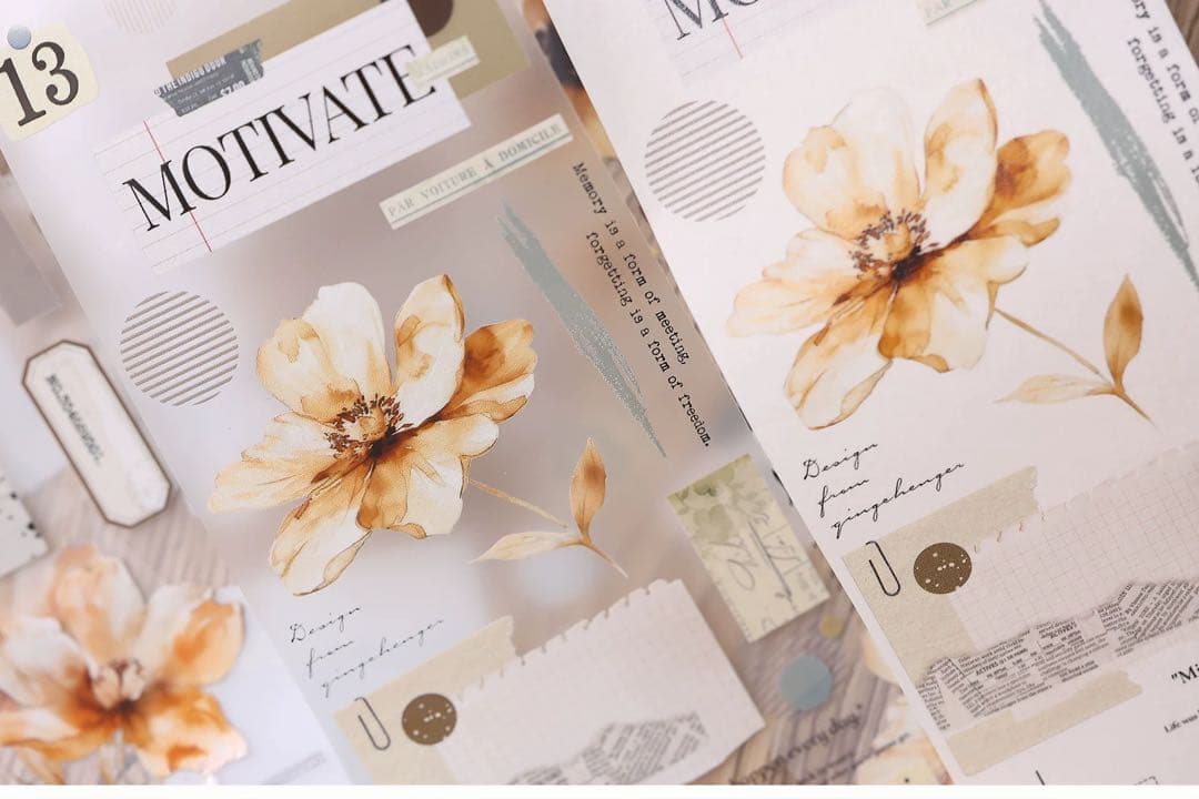 小白家文創《手记》海外マスキングテープ　マステ 【2030】