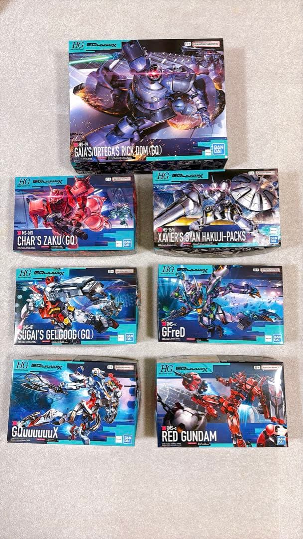 HG ジークアクス　7個　ガンプラまとめ売り