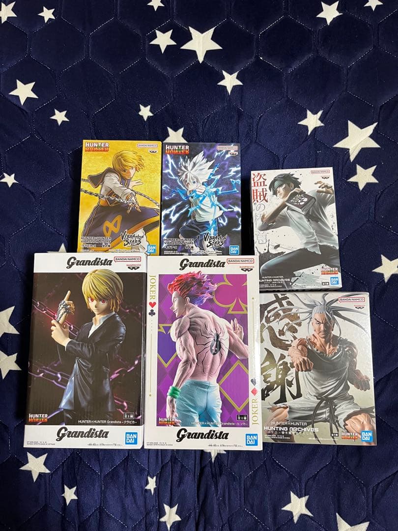 HUNTER×HUNTERプライズフィギュア　ヒソカ　クラピカ　クロロ　キルア