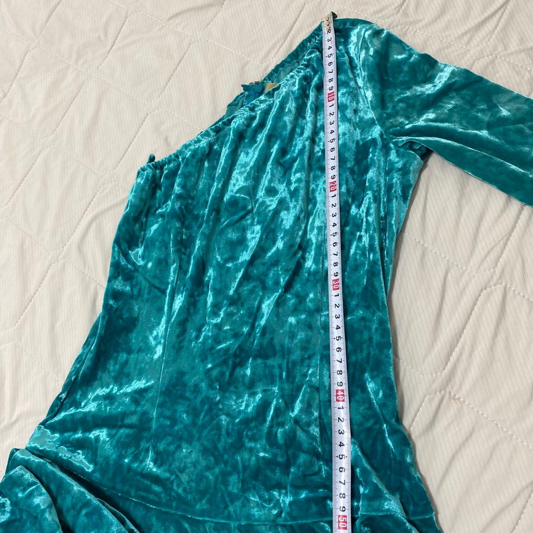 フラダンスドレス 片袖　衣装