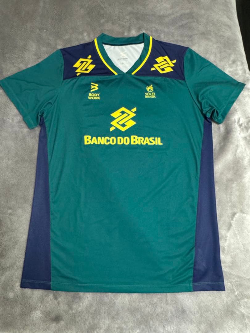 ブラジル代表 バレーボール トレーニングシャツ XLサイズ