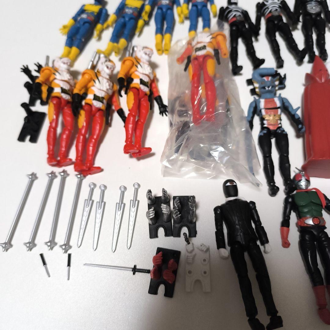 SHODO 仮面ライダー1号　サイクロン号　ショッカー　まとめ売り