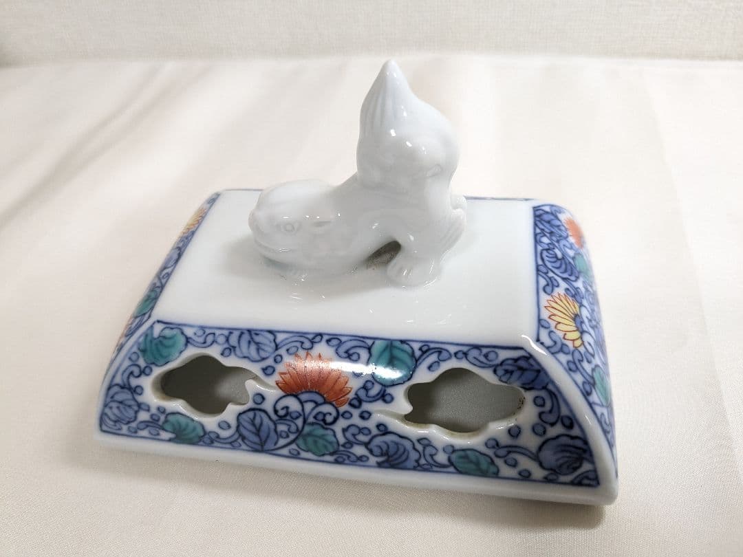 有田焼 冬山作 香炉 茶道具