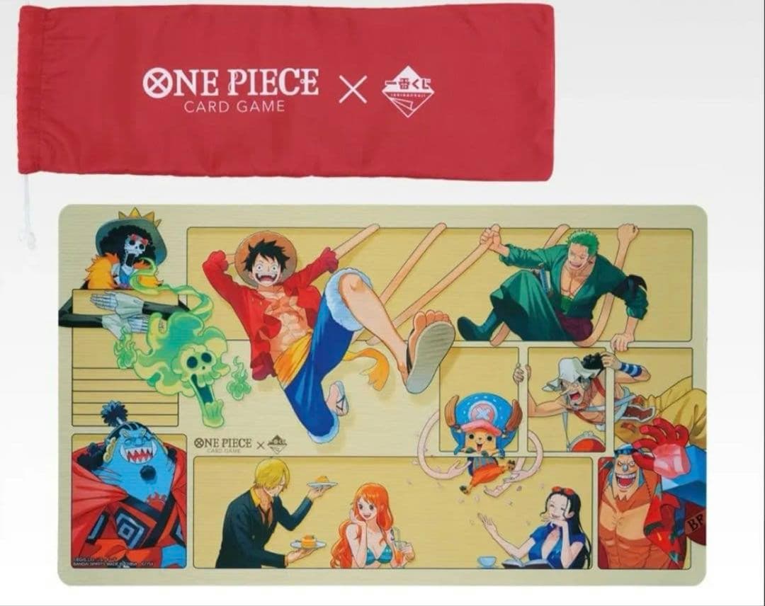 ワンピースカードゲーム　一番くじ　ラストワン　デザインプレイマット＆マットケース