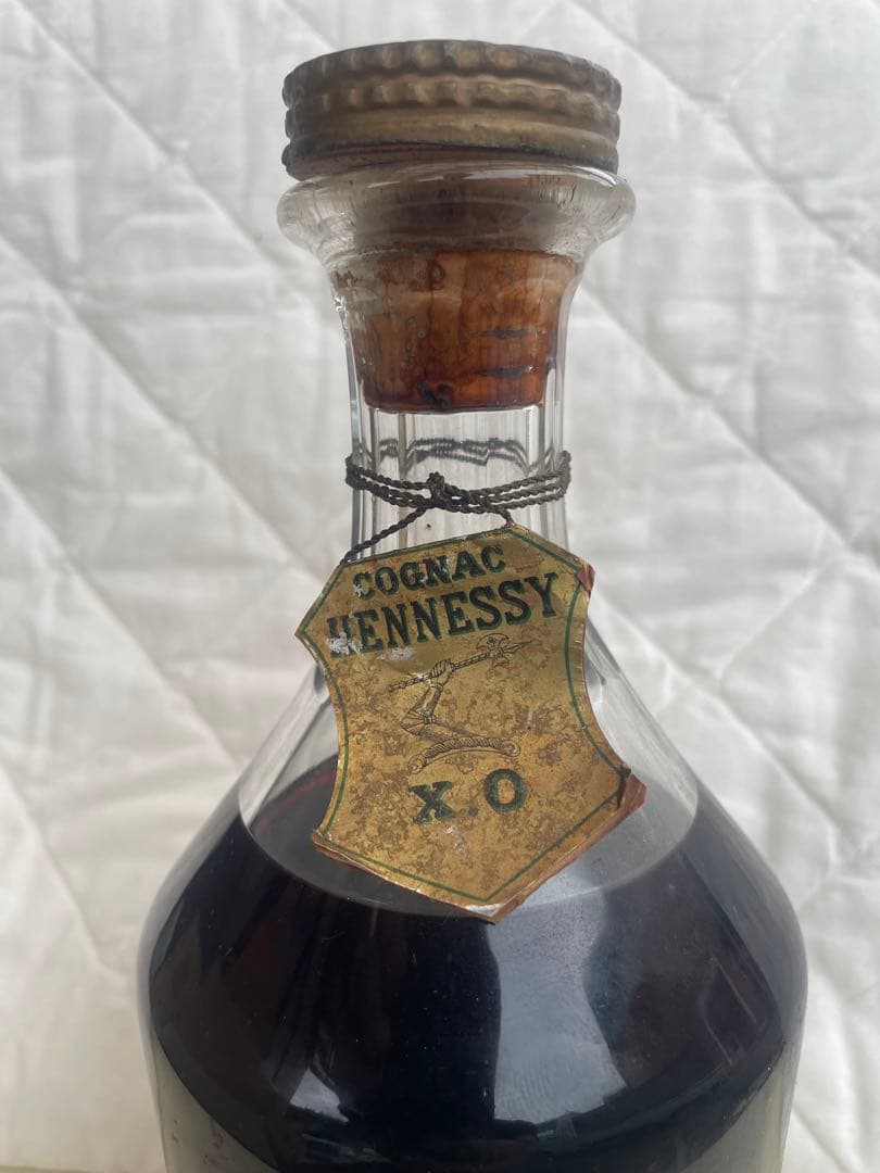 ヘネシーコニャックxo古酒カラフェバカラボトルコルク折れ商品