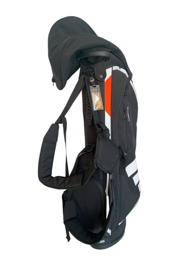 7AAM026 美品 アディダス 軽量 キャディバッグ adidas ブラック