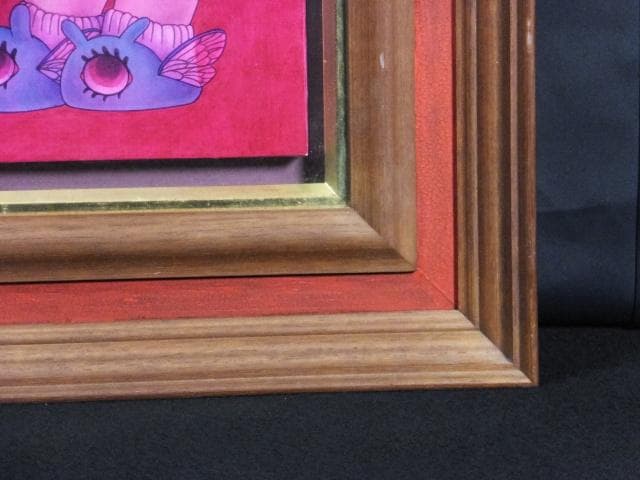 現代アート　吉田有花　直筆サイン 作品証明書『スコップ』アクリル絵具 0418Q