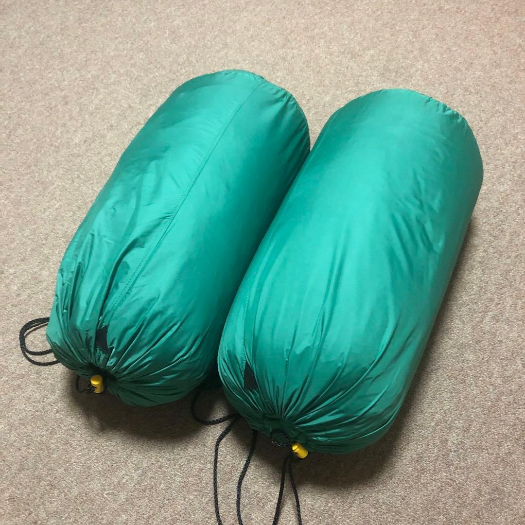 WHITE  DOWN SLEEPING BAG ×2コ 日本製