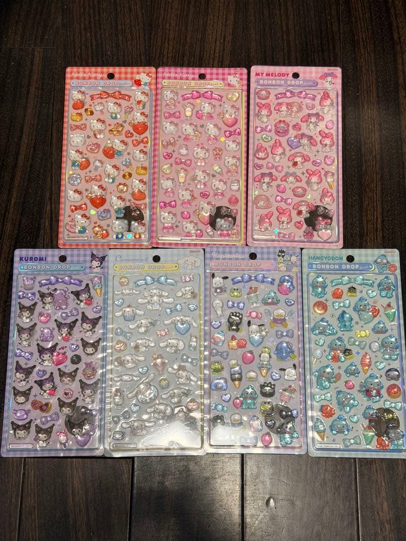 ボンボンドロップシール サンリオ第二弾 ７種セット