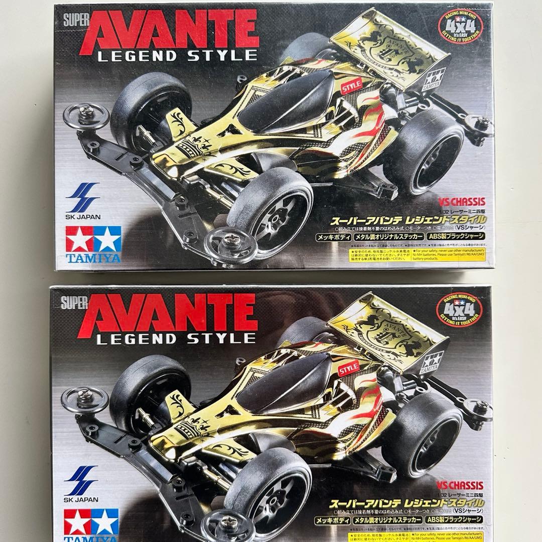 ミニ四駆　非売品　スーパーアバンテ　レジェンドスタイル　ゴールドメッキ