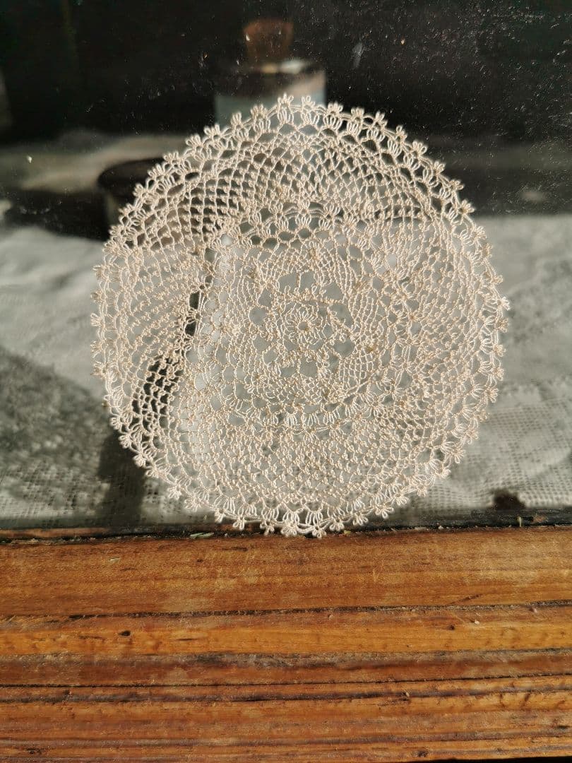 アンティーク アルメニア or タティングレース プチドイリー 花型/星型 細雪