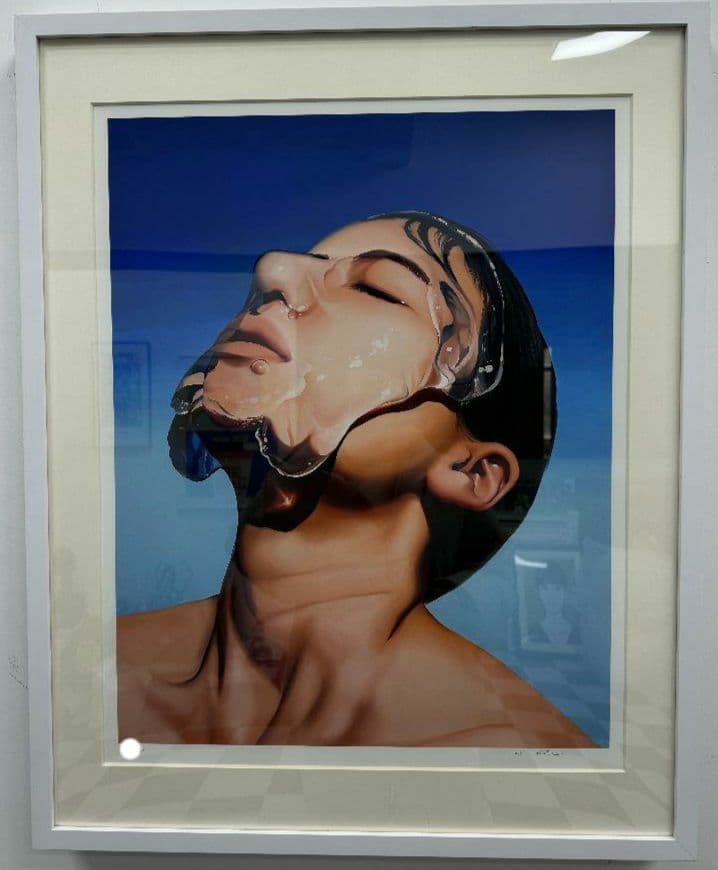 友沢こたお　シルクスクリーン　「slime CLXVI」