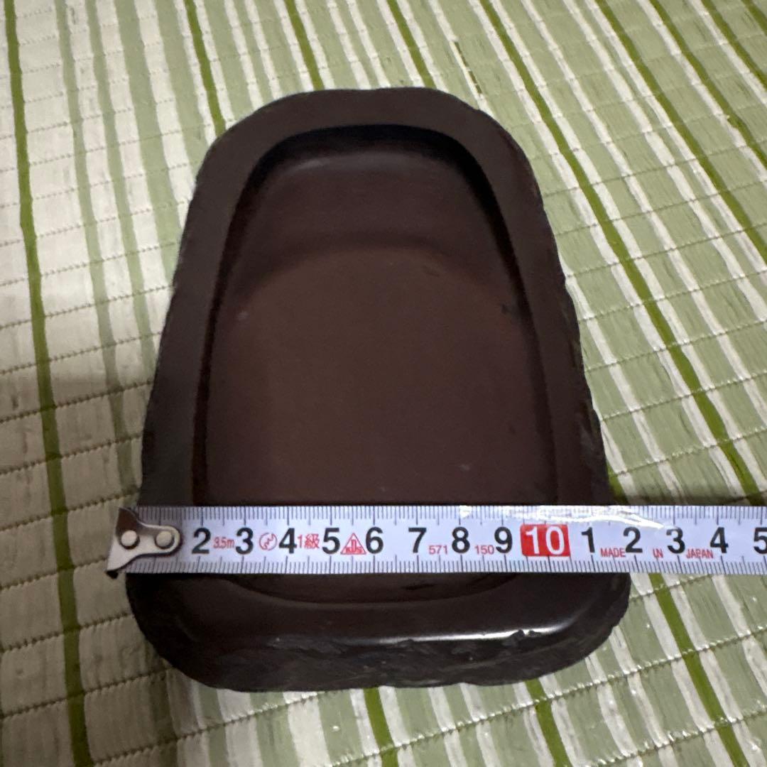 赤間硯　昭竜山 作　硯　書道　書　墨汁　墨　工芸品　骨董品　18cm