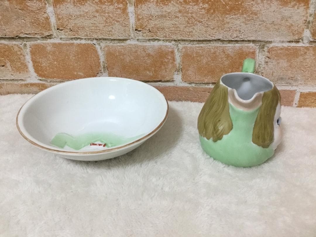 オールドノリタケ ベティ　グーグルアイ カップ&ソーサー