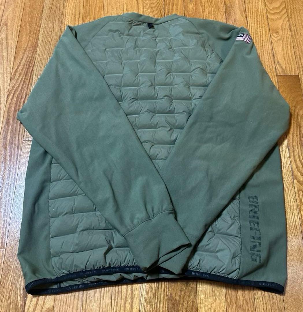 BRIEFING GOLF ハイブリッドダウン　クルーネック　メンズ　サイズXL