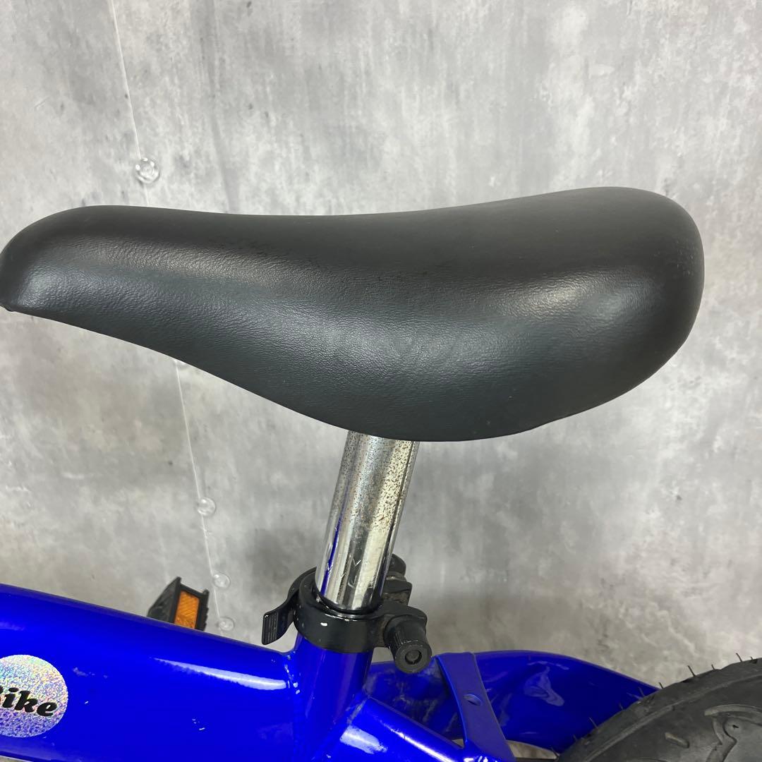 【美品】へんしんバイク 12インチ 青 スタンド＆工具セット付