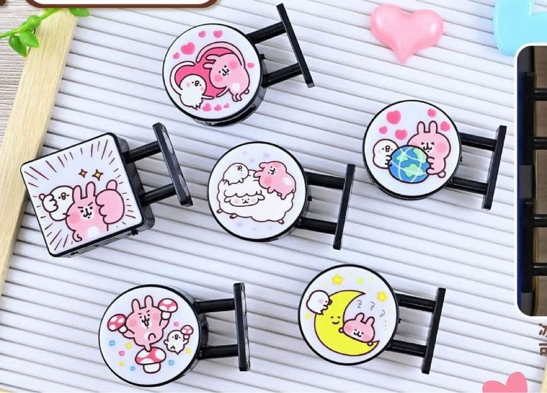 台湾限定　カナヘイ　LED両面小箱用マグネット　9個セット 新品　限定品