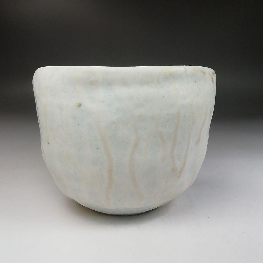 Ｗ１０６　茶碗　『白磁　茶碗』『加藤洋二 作』　共箱　抹茶碗　茶道具