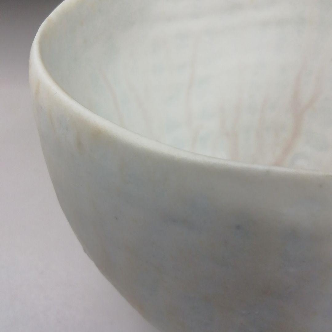 Ｗ１０６　茶碗　『白磁　茶碗』『加藤洋二 作』　共箱　抹茶碗　茶道具
