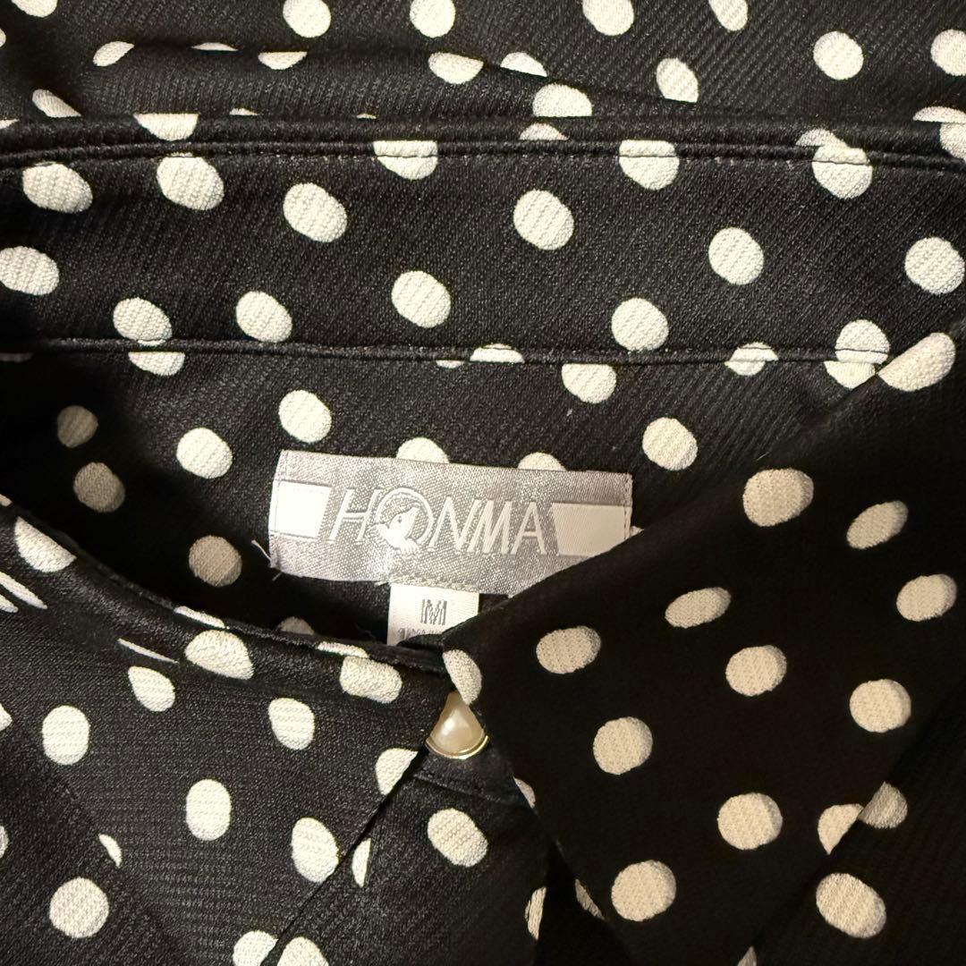 試着のみ　本間ゴルフ HONMA レディースゴルフウェア トップス 襟付きシャツ