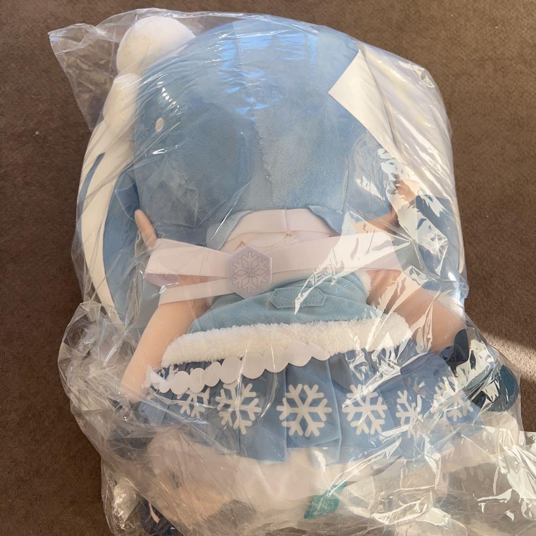 雪ミク2025ふわぷちどでかジャンボぬいぐるみ 初音ミク