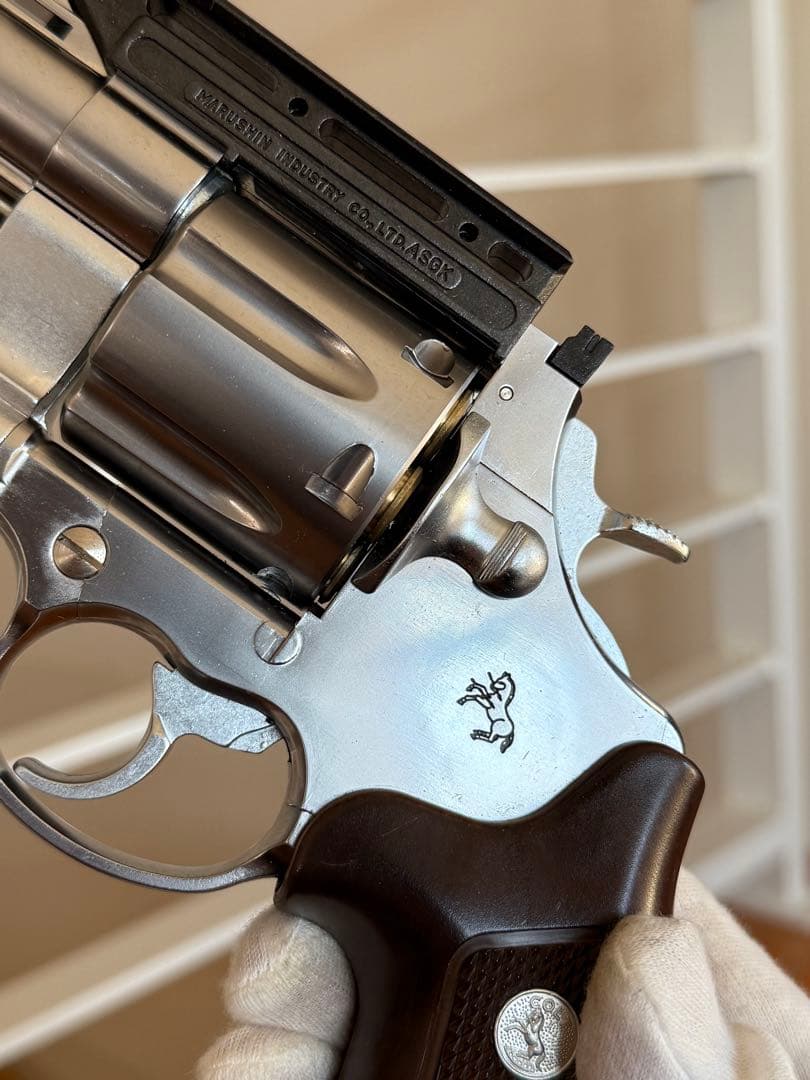 マルシン コルト アナコンダ マウントベース付き シルバー ガスガン リボルバー