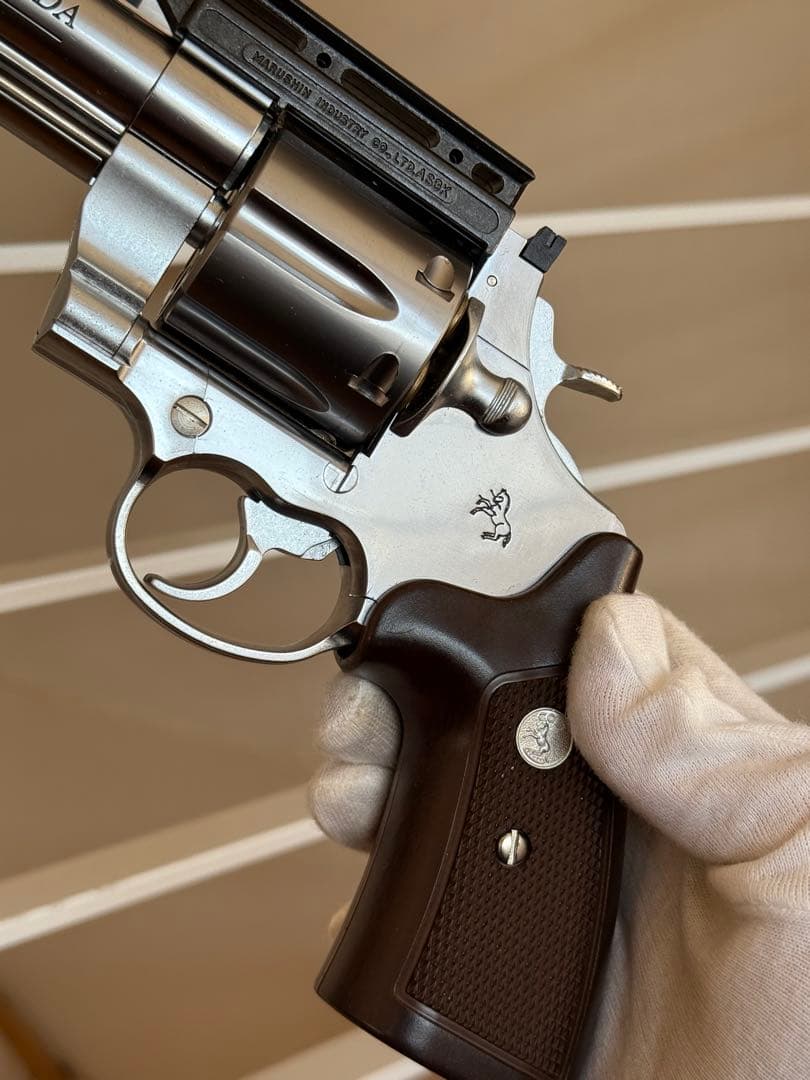 マルシン コルト アナコンダ マウントベース付き シルバー ガスガン リボルバー
