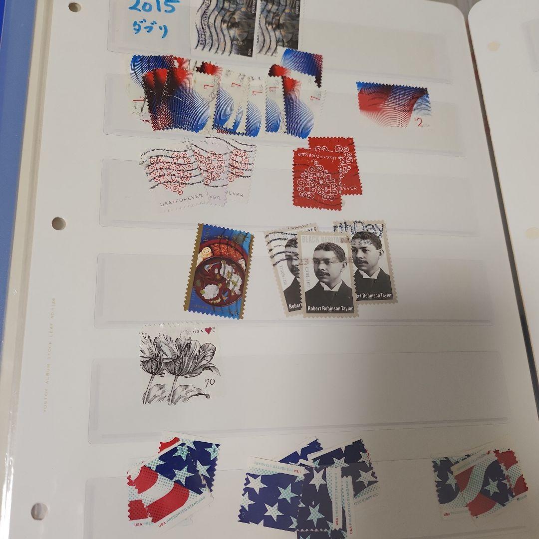 ポンジさん、アメリカ　使用済み切手8冊と二冊追加