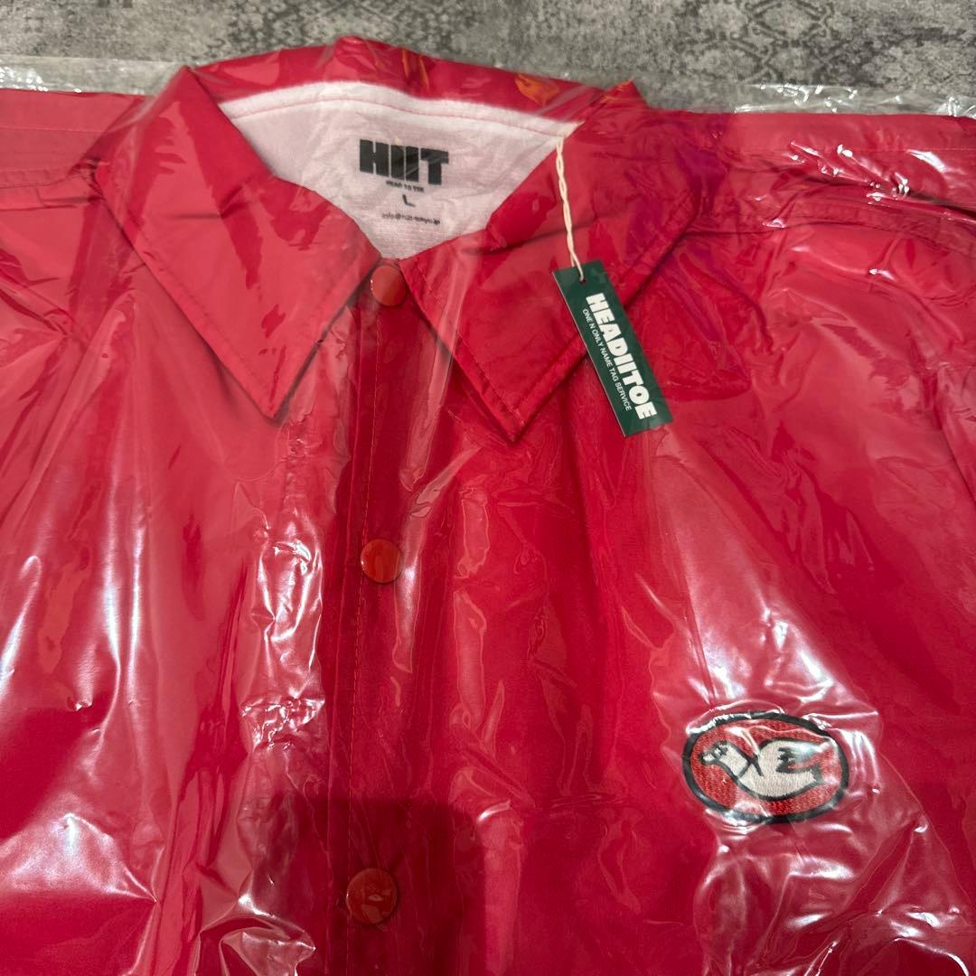 限定値下げHIIT × CLUBHAUSコーチジャケットクラブハウスLレッド