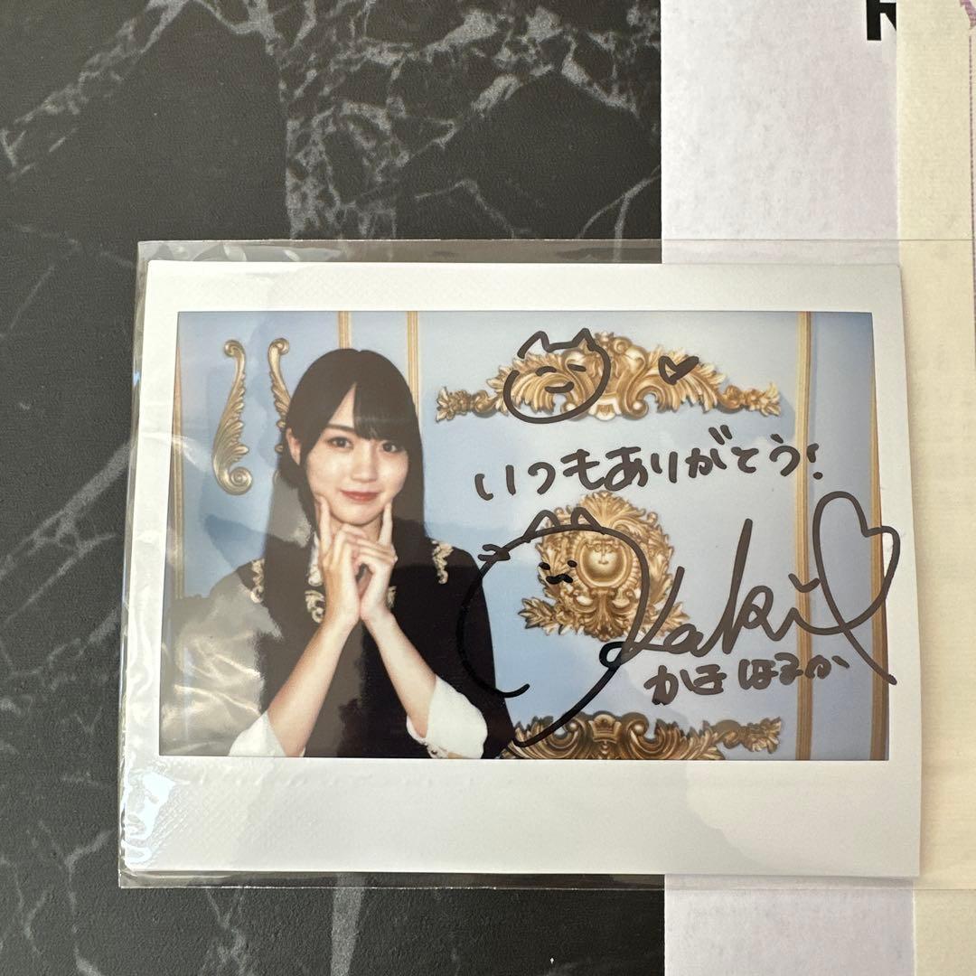 賀喜遥香 直筆サイン入りチェキ 乃木坂46リズムフェスティバル 新品！