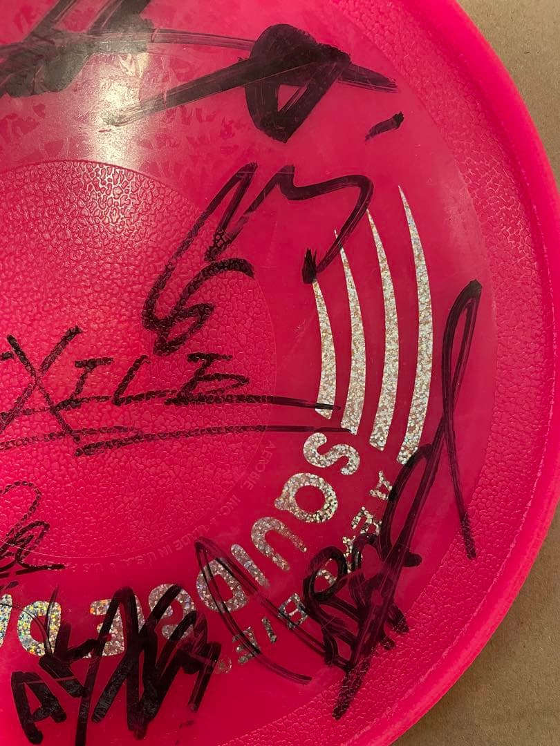 2007年　EXILE サイン入りフリスビー　エグザイル