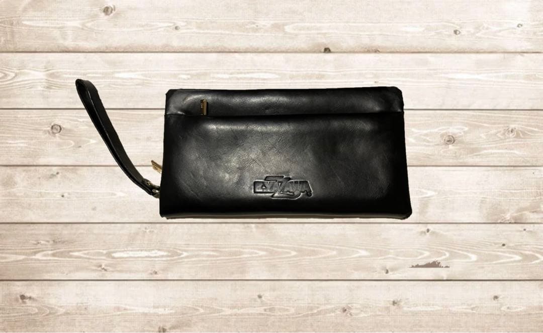 【特価】矢沢永吉 バッグレザー（ロゴ/羽ロゴ） クラッチバッグ