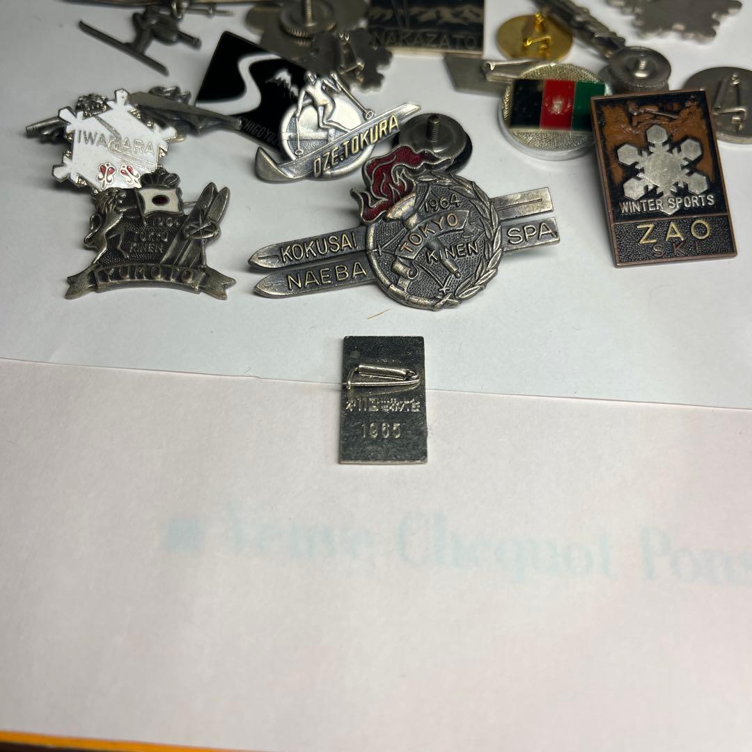 登山記念の山バッジやピンバッジの20個　まとめ売り