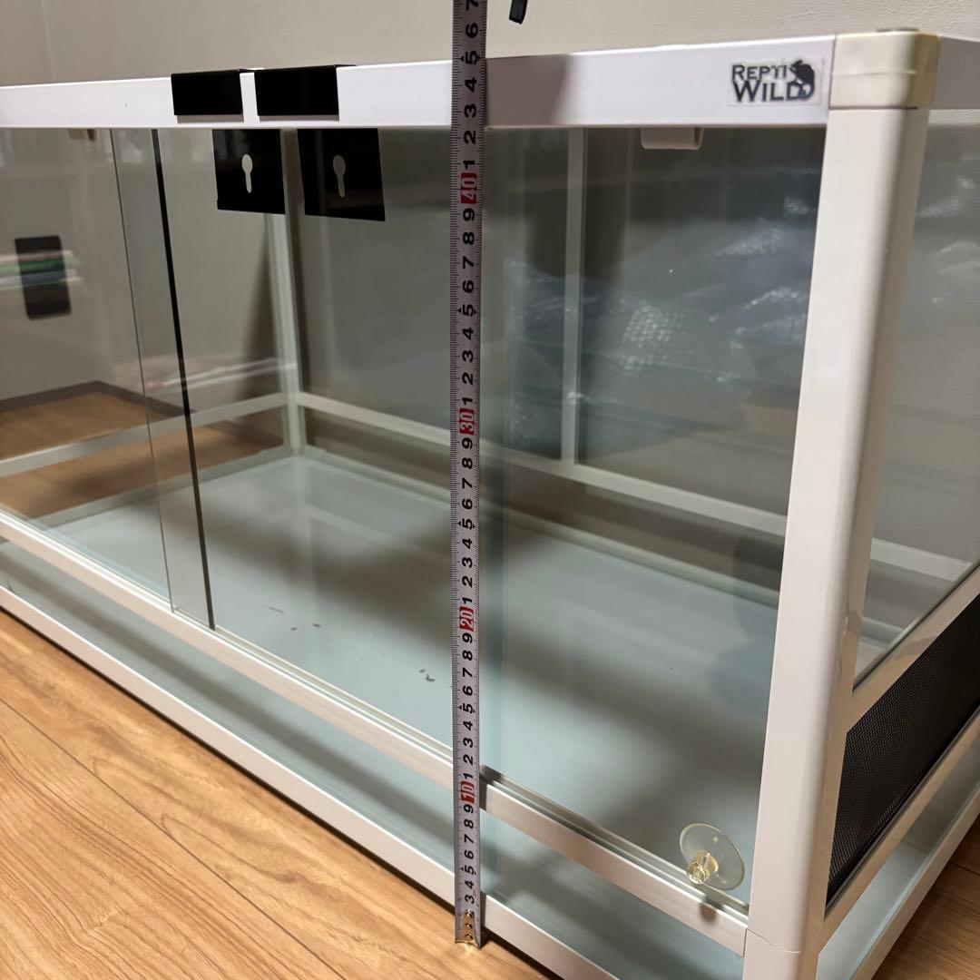爬虫類ケージ　三晃商会　パンテオン　ホワイト　WH9045 小動物ガラスケージ