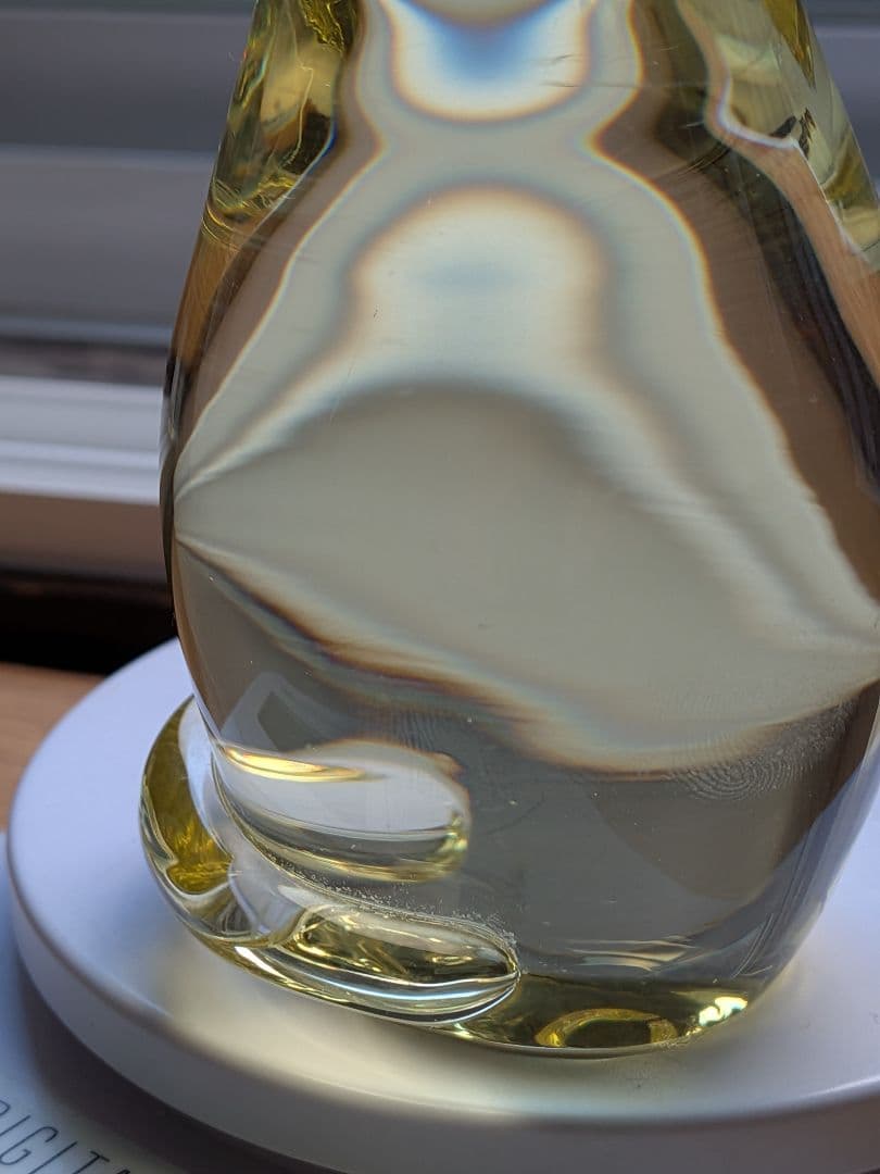 ヴィンテージボヘミアガラス製動物の置物