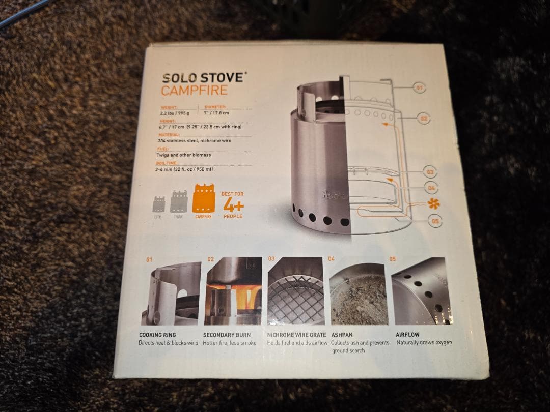 中古　ソロストーブ　キャンプファイヤー　solo stove　SSCF